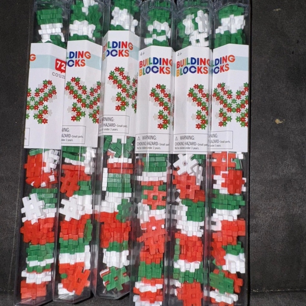 Lot of 6 - Target Bullseyes Mini Hashtag Building Blocks New 72 count per pack
